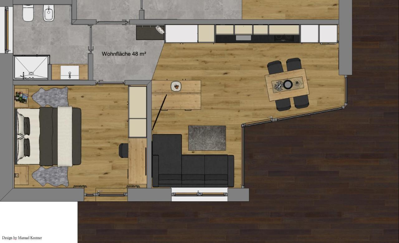 Appartements Pedescin オルティゼーイ エクステリア 写真