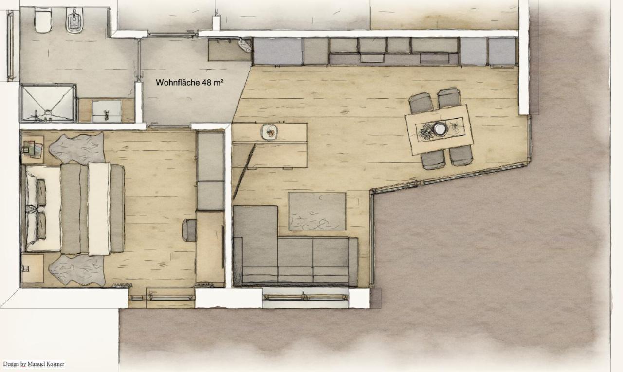 Appartements Pedescin オルティゼーイ エクステリア 写真